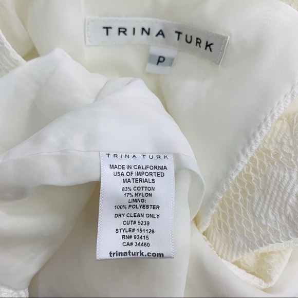 Trina Turk / White Crochet Top - Picture 7 of 8